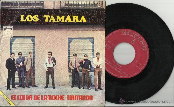 Discos de vinilo: los tamara single el color de la noche espa&ntilde;a 1969 - Foto 1