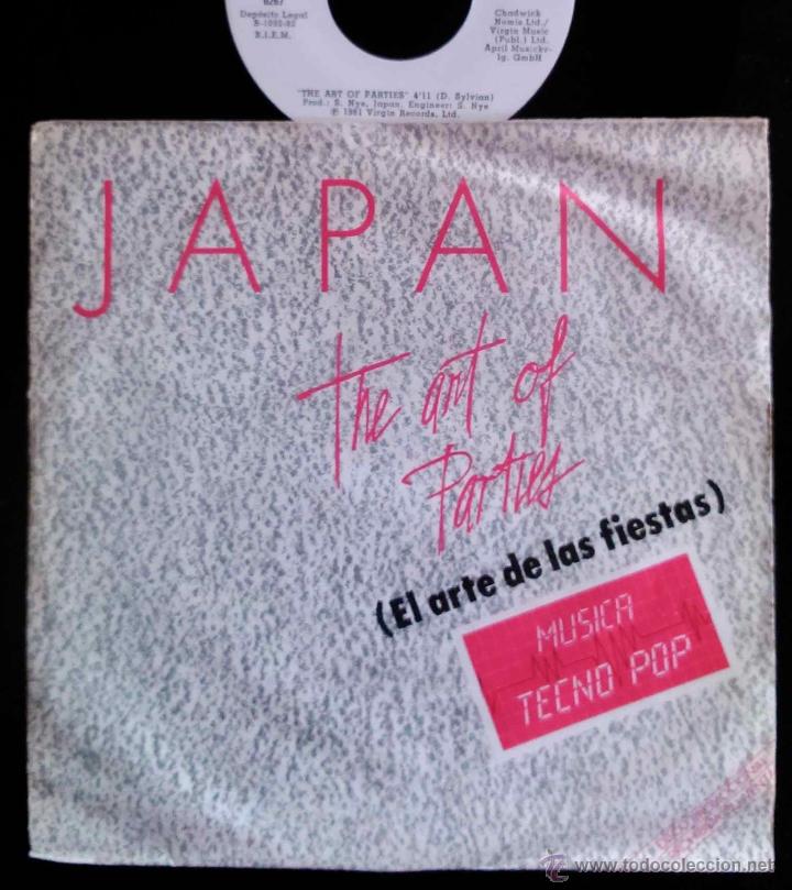 Disques de vinyle: JAPAN, THE ART OF PARTIES. SINGLE ESPA&Ntilde;A PROMOCIONAL. M&Uacute;SICA TECNO POP