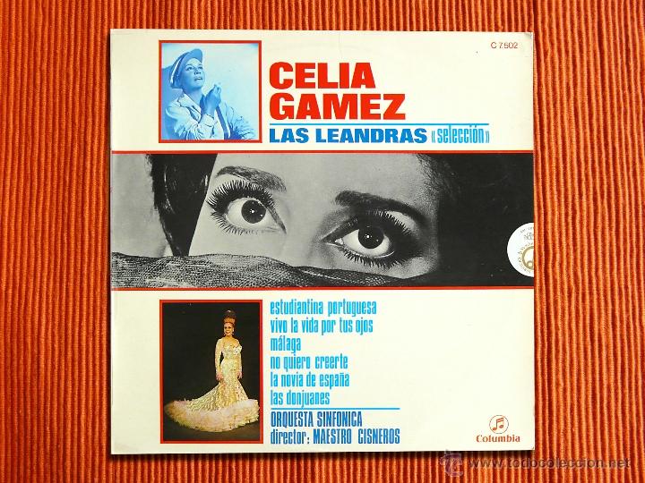 Discos de vinilo: CELIA GAMEZ - LAS LEANDRAS (SELECCI&Oacute;N) - LP - Foto 1