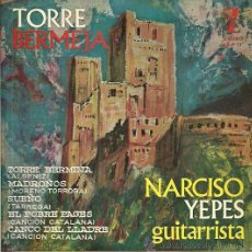 Discos de vinilo: NARCISO YEPES (GUITARRA) EP SELLO ZAFIRO AÑO 1963. Lote 41107886
