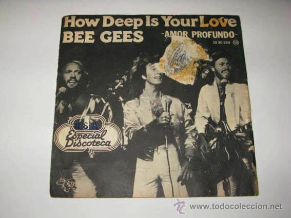 Discos de vinilo: Single BEE GEES, How Deep in your love. - Foto 1