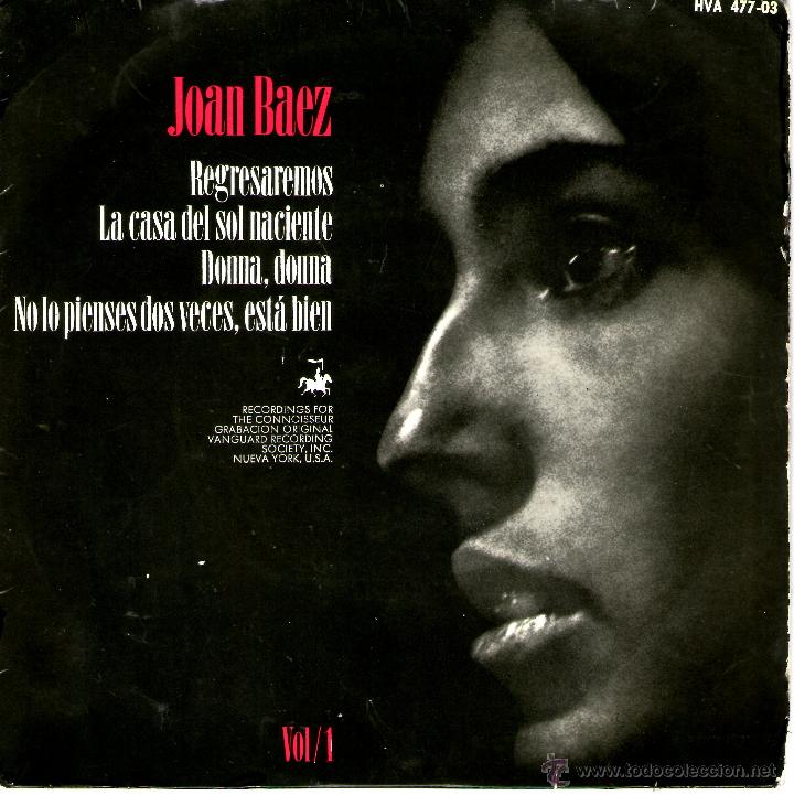 Discos de vinilo: joan baez - regresaremos - Foto 1