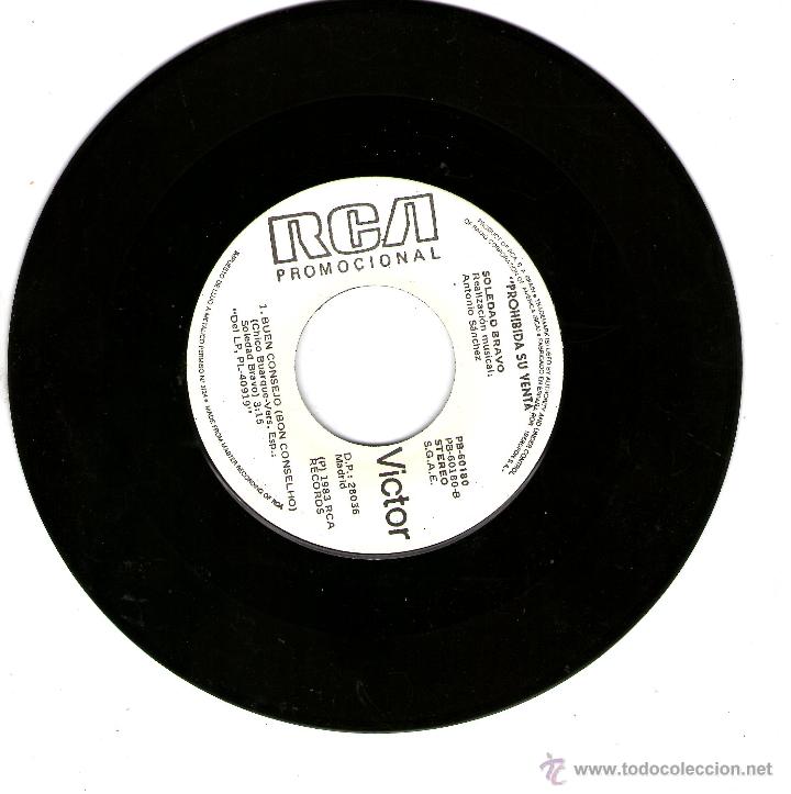 Discos de vinilo: SOLEDAD BRAVO-MAMBEMBE-BUEN CONSEJO - Foto 3