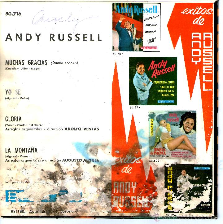 Discos de vinilo: ANDY RUSSELL - Foto 2