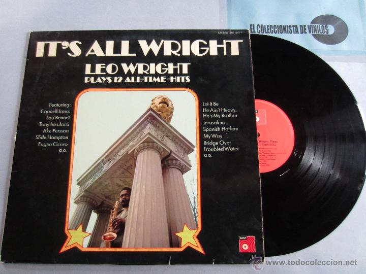 Discos de vinilo: leo wright - ITS WRIGHT - LP BASF 1973 VINILO - Foto 1
