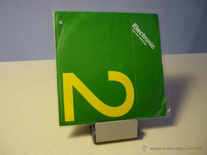 Discos de vinilo: ELECTRONIC (BERNARD SUMNER JOHNNY MAR) GET THE MESSAGE SINGLE - Foto 1