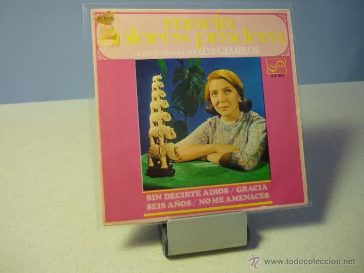 Discos de vinilo: MAR&Iacute;A DOLORES PRADERA SIN DECIRTE ADI&Oacute;S +3 EP - Foto 1