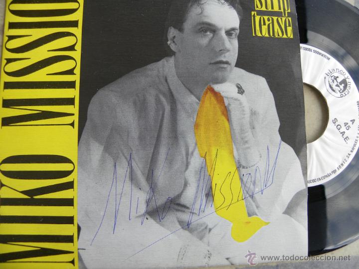 Discos de vinilo: MIKO MISSION -SINGLE 1986 -IMPECABLE Y FIRMADO - Foto 1