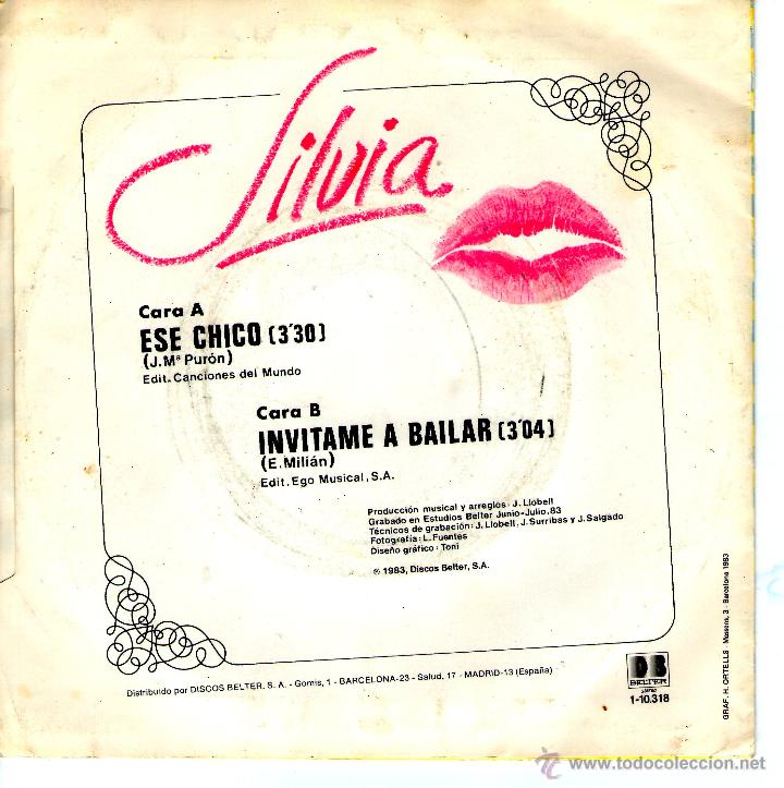 Discos de vinilo: SILVIA ESE CHICO - Foto 2