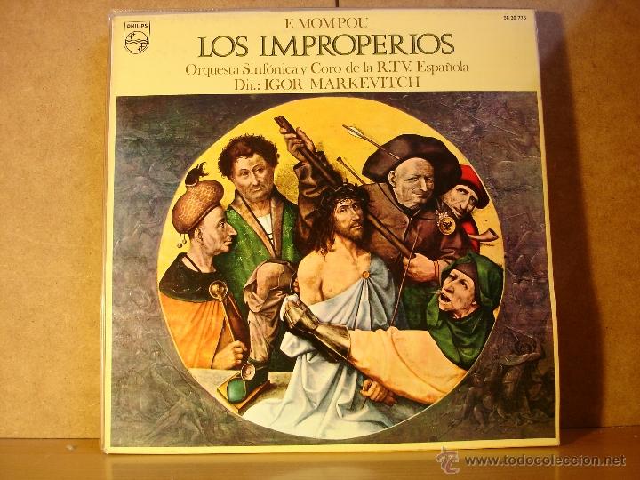 Discos de vinilo: Federico Mompou - Los Improperios - Philips 58 39 776 - 1978 - Foto 1