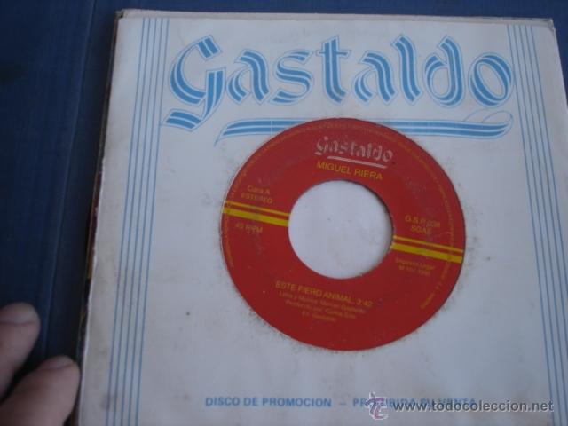 Disques de vinyle: MIGUEL RIERA ESTE FIERO ANIMAL SINGLE PROMO