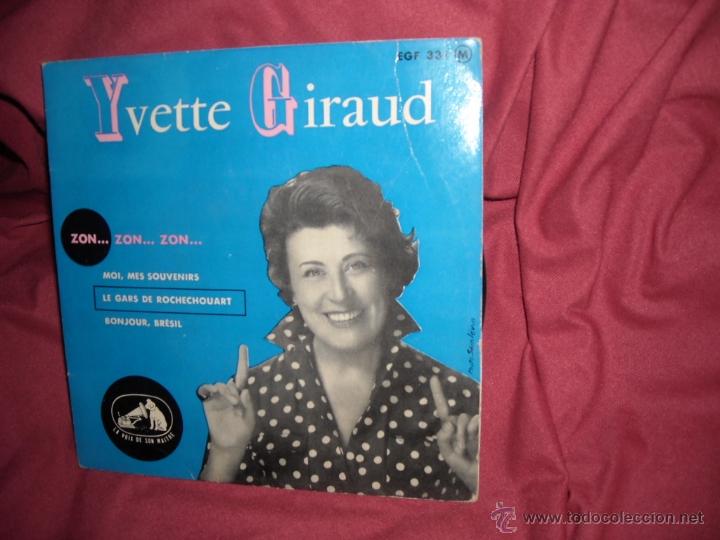 Dischi in vinile: YVETTE GIRAUD EP ZON ZON ZON  PATHE FRANCE
