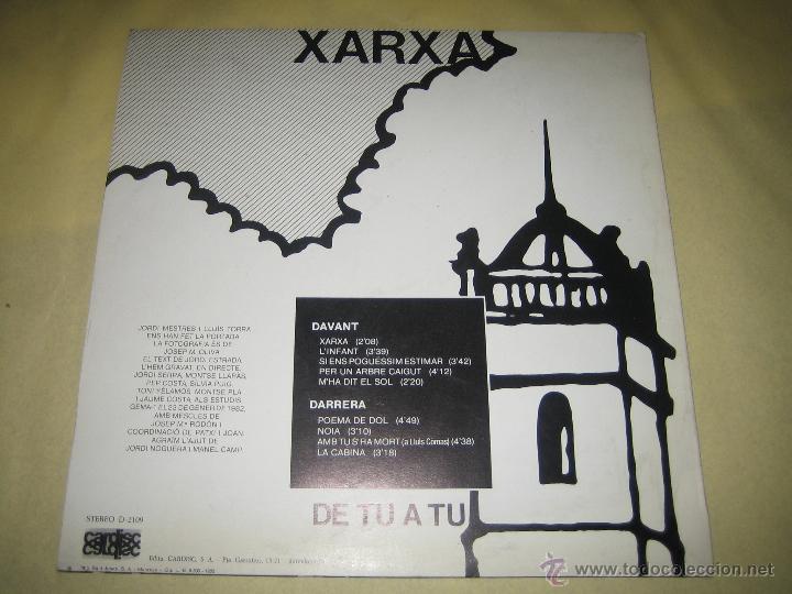 Discos de vinilo: XARXA - COMO NUEVO - 1982 - Foto 2
