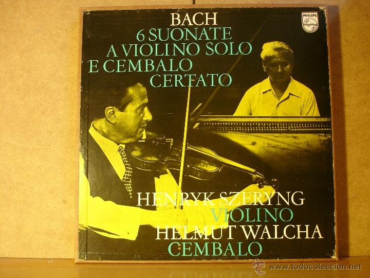 bach - 6 suonate a violino solo e cembalo certa - Comprar Discos LP