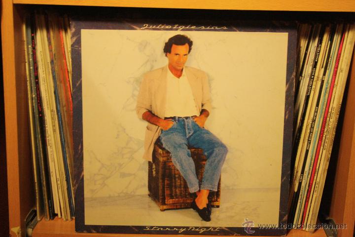 Discos de vinilo: JULIO IGLESIAS, STARRY NIGHT, LP - Foto 1