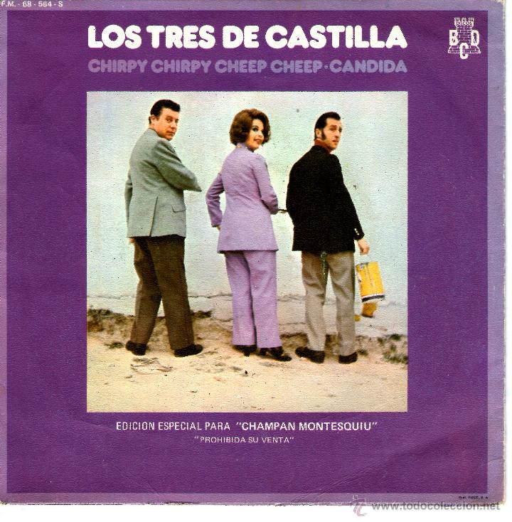 Discos de vinilo: LOS TRES DE CASTILLA - CHIRPY CHIRPY CHEEP CHEEP - Foto 2