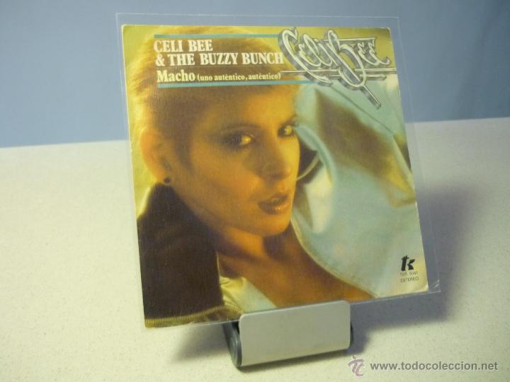 Discos de vinilo: CELI BEE & THE BUZZY BUNCH MACHO SINGLE - Foto 1