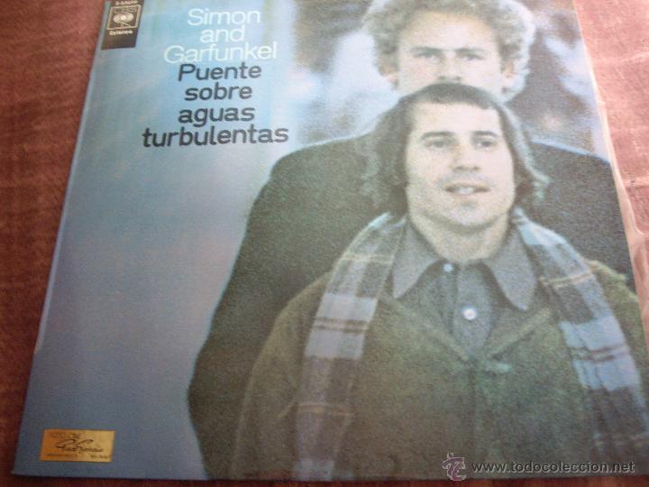 Discos de vinilo: SIMON Y GARFUNKEL-PUENTES SOBRE AGUAS TURBULENTAS - Foto 1