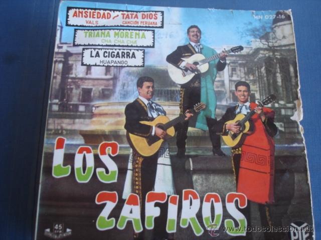 Discos de vinilo: LOS ZAFIROS  ANSIEDAD - Foto 1