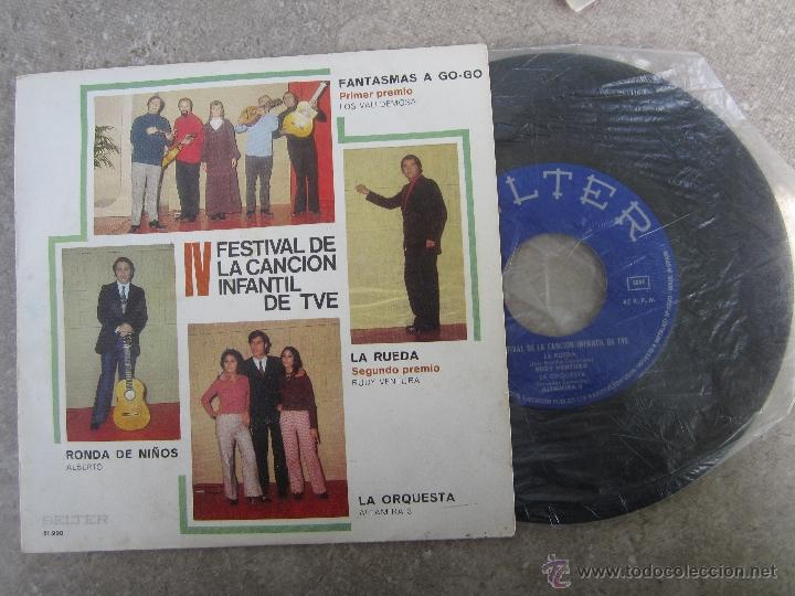Disques de vinyle: IV festival de la cancion infantil de tve - 1970 , ver fotos canciones