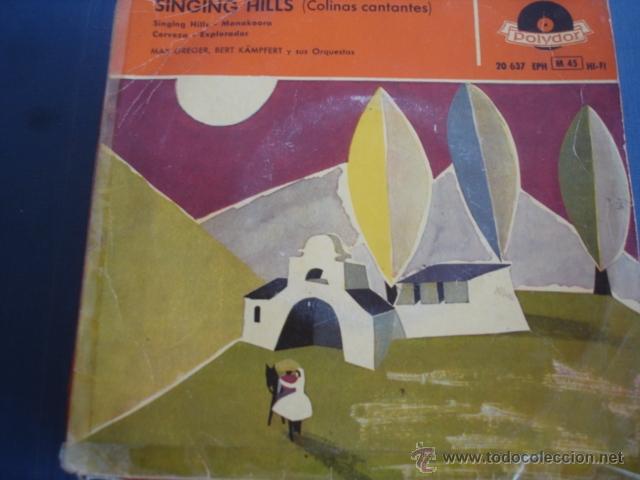 Discos de vinilo: Max Greger Y SU ORQUESTA SINGING HILLS - Foto 1