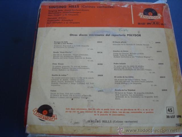 Discos de vinilo: Max Greger Y SU ORQUESTA SINGING HILLS - Foto 2