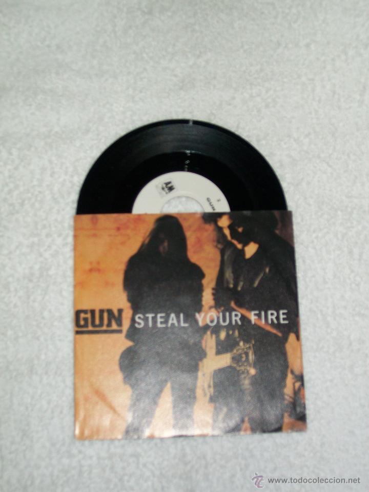 Discos de vinilo: GUN - Steal Your Fire 7 Single AM 851 - Foto 1