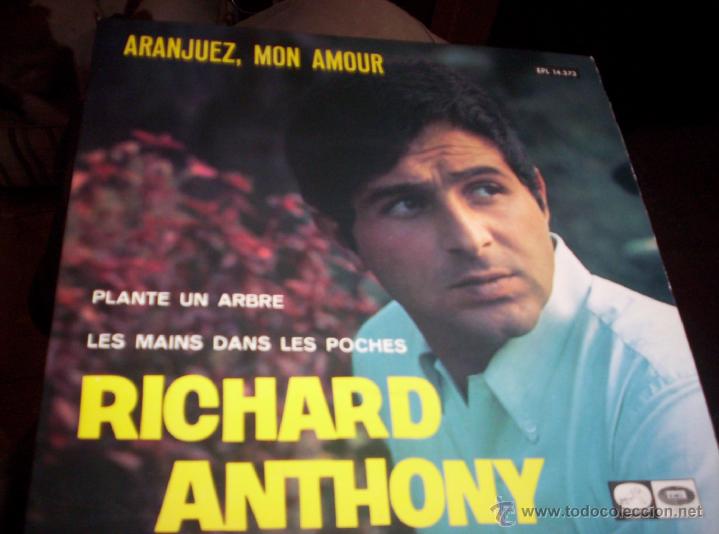 Discos de vinilo: RICHARD ANTHONY - ARANJUEZ MON AMOUR - Foto 1