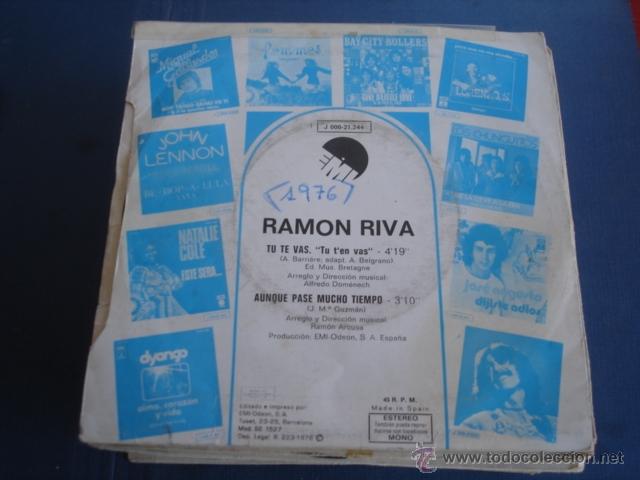 Discos de vinilo: RAMON RIVA  TU TE VAS - Foto 2