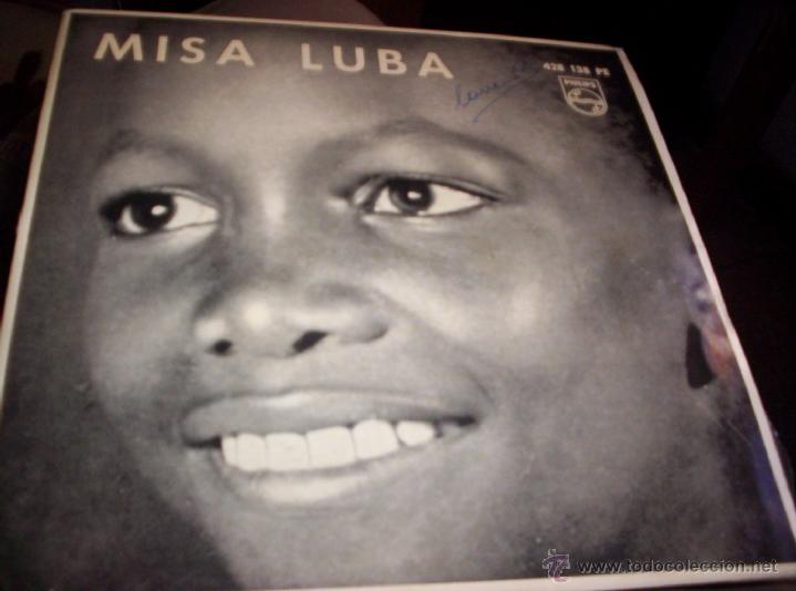 Discos de vinilo: MISA LUBA - LOS TROBADORES DEL REY BALDUINO - Foto 1