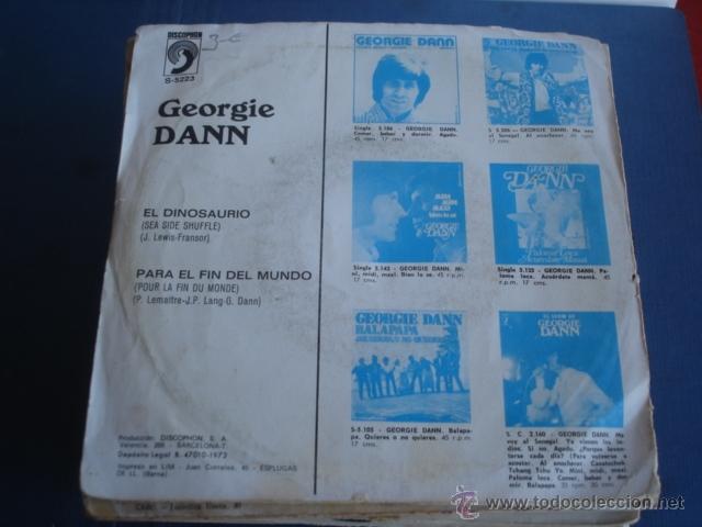 Discos de vinilo: GEORGIE DANN EL DINOSAURIO - Foto 2