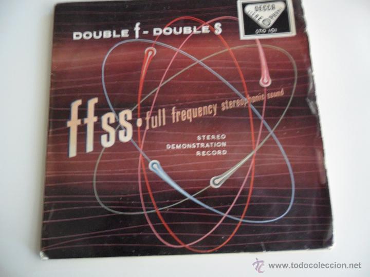 Discos de vinilo: DOUBLE F - DOUBLE S - TRAIN SEQUENCE + 5 EP 1958 - Foto 1