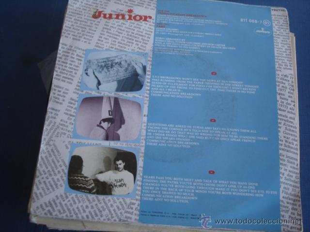 Discos de vinilo: JUNIOR COMMUNICATION BREAKDOWN - Foto 2