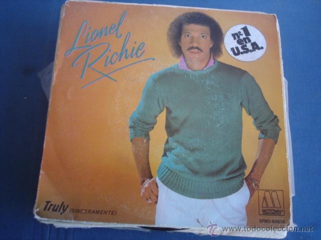 Discos de vinilo: LIONEL RICHIE  TRULY - Foto 1