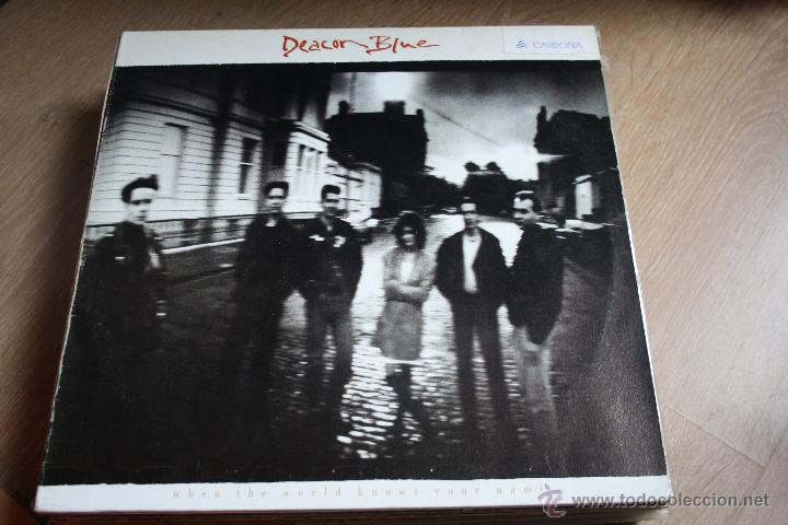Discos de vinilo: DEACON BLUE, WHEN THE WORLD KNOWS YOUR NAME, 86, LP - Foto 1