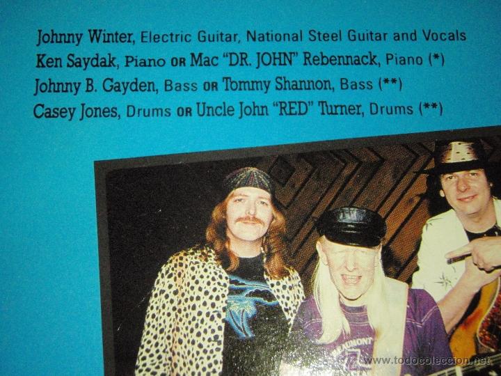 Discos de vinilo: Johnny Winter &lrm;&ndash; 3rd Degree Holanda,1986 Sonet* - Foto 4
