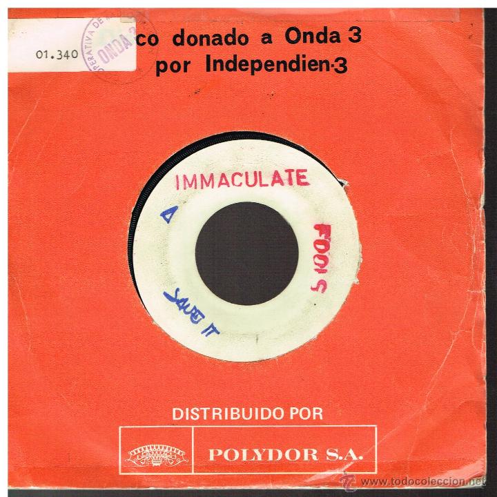 Discos de vinilo: Immaculate Fools - Save It / Counting on you - Single - Promo - Foto 1