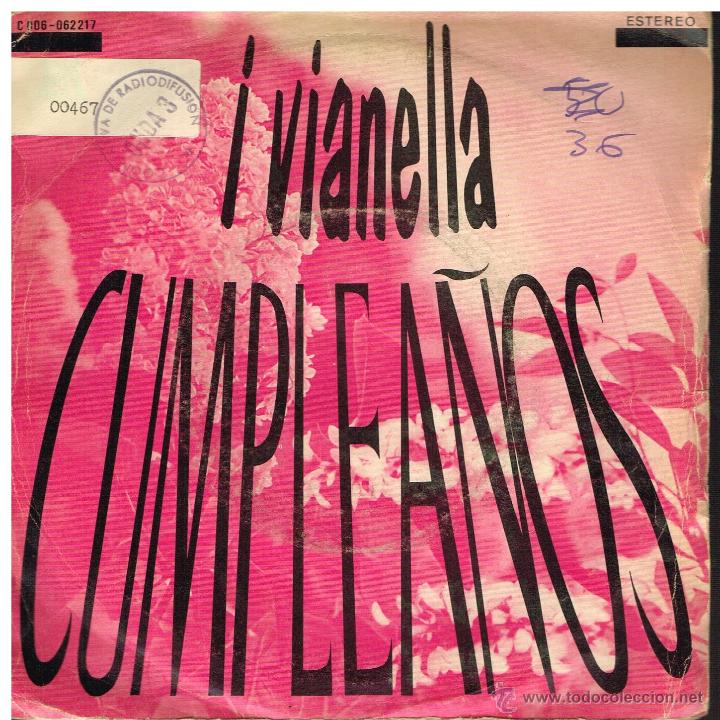 Discos de vinilo: I Vianella - Compleanno / Scimmia Bianca - Single 1978 - Foto 1