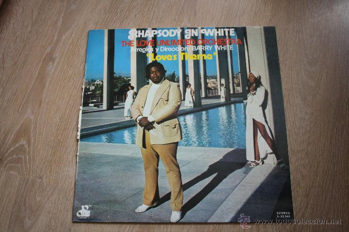Discos de vinilo: BARRY WHITE, RHAPSODY IN WHITE, 74, LP - Foto 1