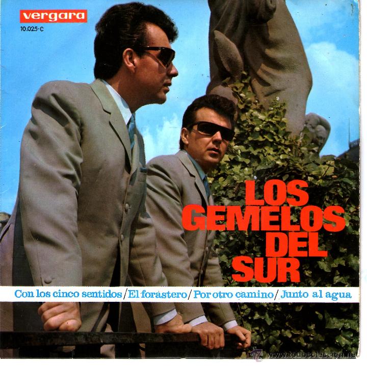 Discos de vinilo: LOS GEMELOS DEL SUR CON LOS CINCO SENTIDOS - Foto 1