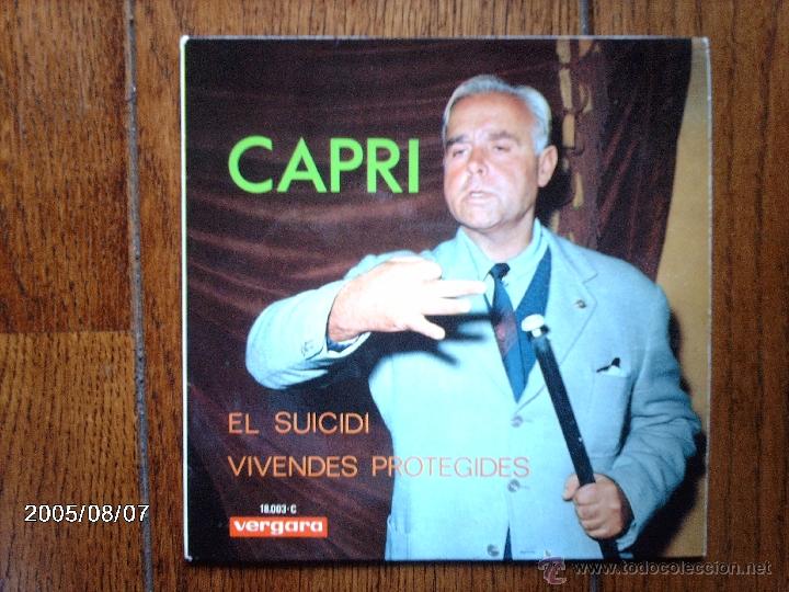 Discos de vinilo: Capri  -  el suicidi  +  vivendes protegides - Foto 1
