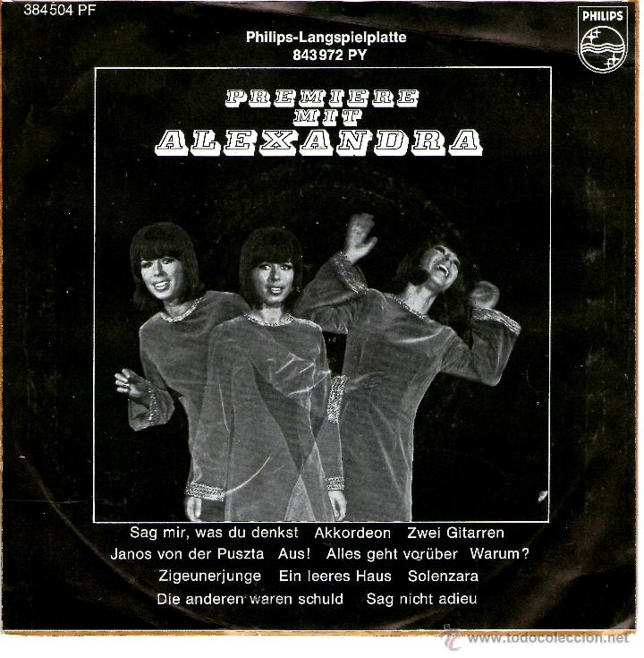 Discos de vinilo: ALEXANDRA - Foto 2