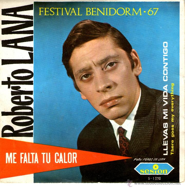 Discos de vinilo: ROBERTO LANA BENIDORM . 67 - Foto 1