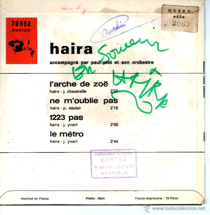 Discos de vinilo: HAIRA - Foto 2