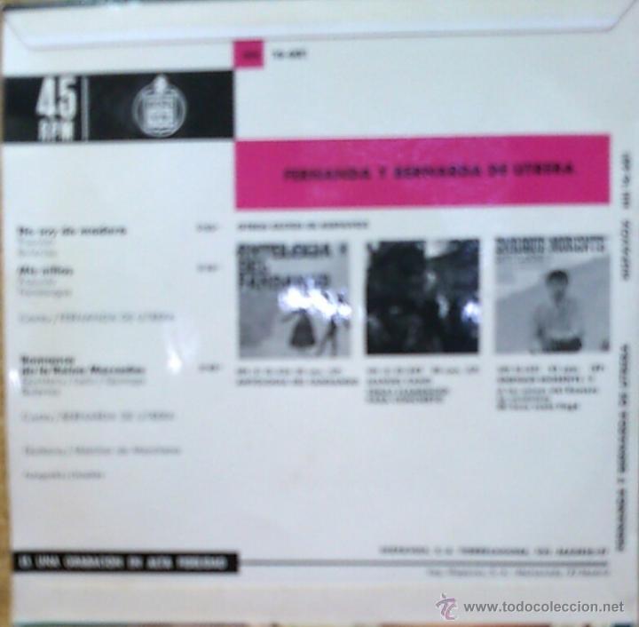 Discos de vinilo: FERNANDA Y BERNARDA DE UTRERAS. - Foto 2
