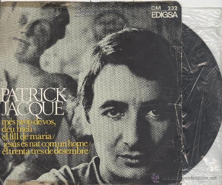 Discos de vinilo: Patrick Jacqu&eacute;. edigsa 1968. ep - Foto 1
