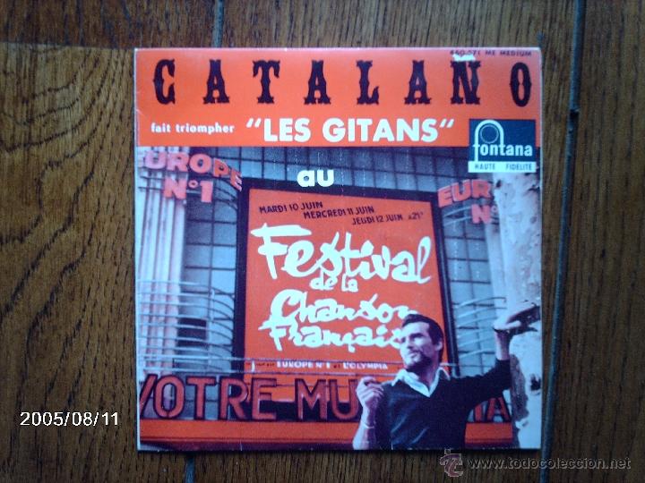 Discos de vinilo: juan catala&ntilde;o  -  les gitans  +  3 - Foto 1