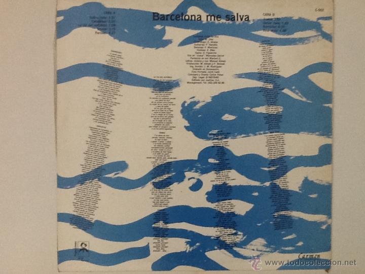 Discos de vinilo: ALMEN -  Barcelona me salva LP - Foto 2