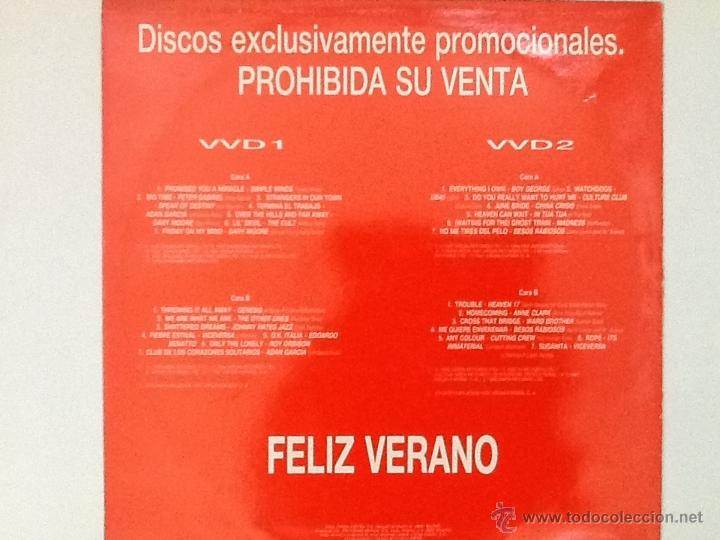 Discos de vinilo: VERANO VIRGIN &acute;87 2xLP PROMO - Foto 2