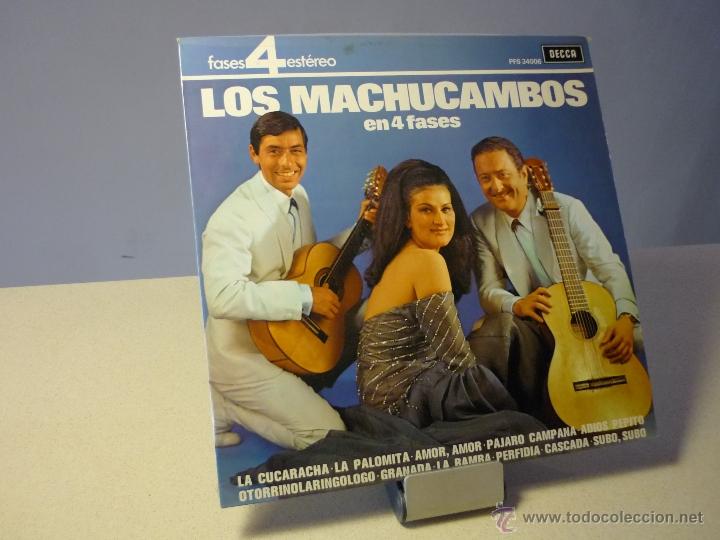 Vinyl records: LOS 4 MACHUCAMBOS EN 4 FASES LP